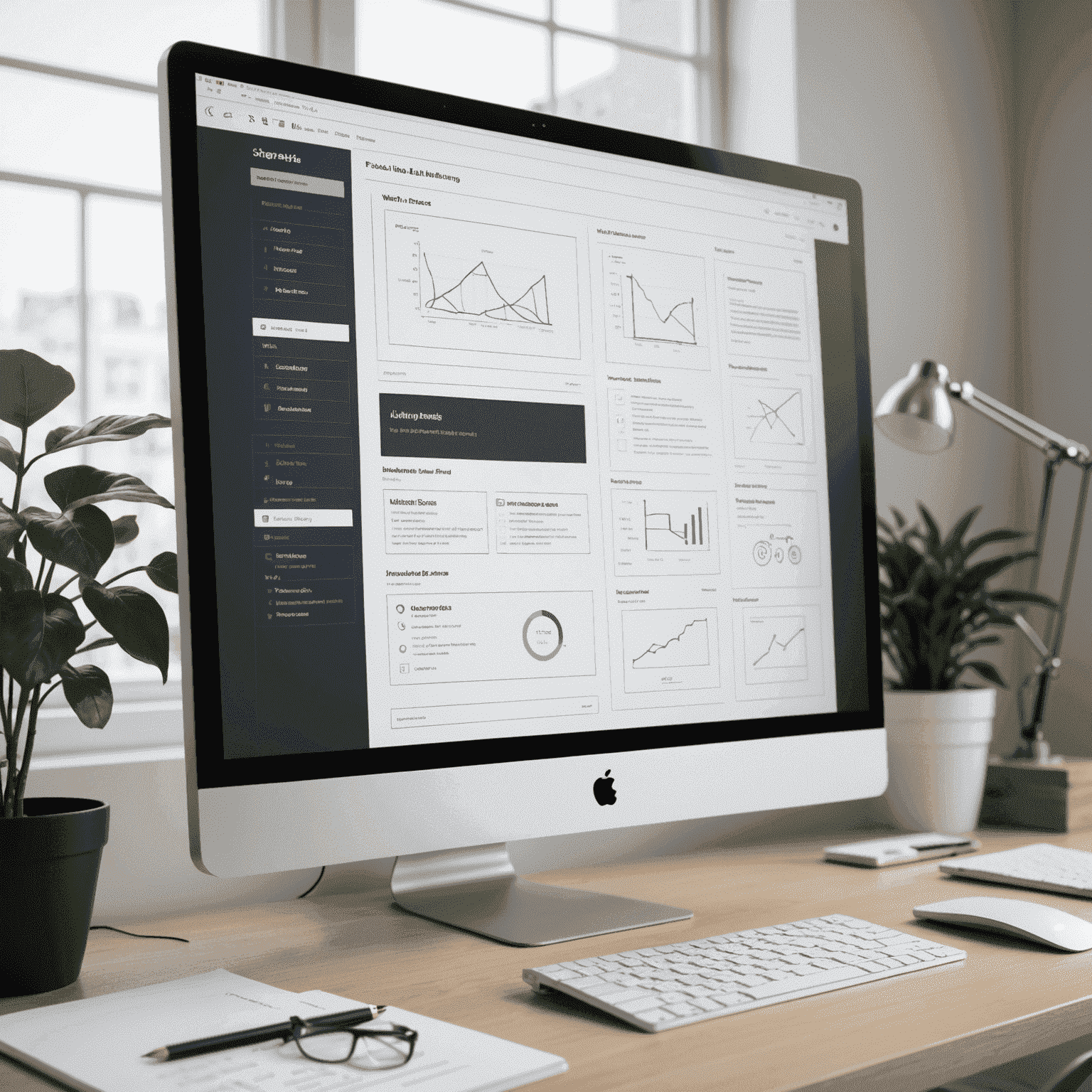 Imagen que muestra una pantalla de computadora con wireframes y elementos básicos de diseño web, representando los fundamentos del diseño web moderno